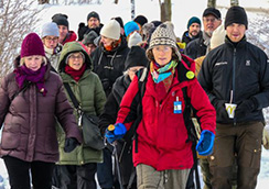 Eva Lindberg, Naturguide. Foto: Alexander Farnsworth